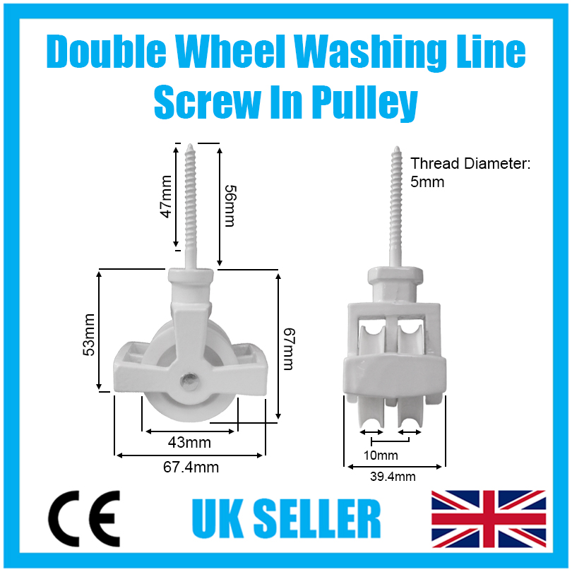 Double Screw-In Pulley Wheel – Spearhead & Company - View #4